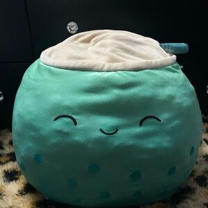 Teal Boba squishmallow